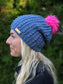 Slouchy - changeable pompom