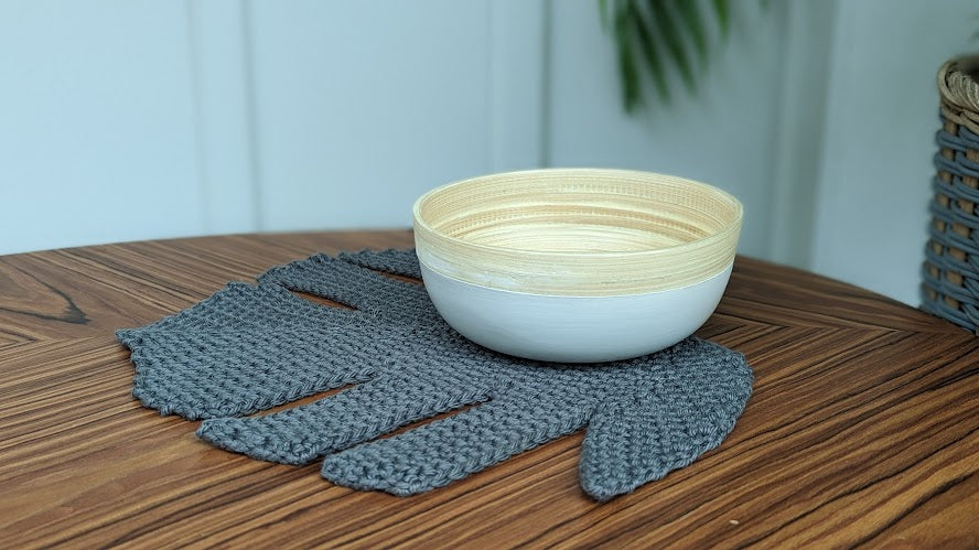 Monstera Leaf Trivet, Placemat, Crochet, Monstera Leaf Placemat, Home Decor